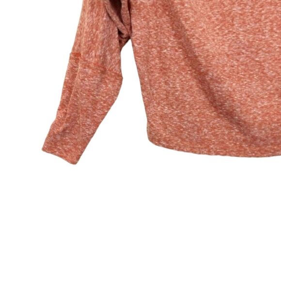 Free People Valencia Off The Shoulder Boat Neck Pullover Knit Top Red Clay Sz S - Picture 5 of 8